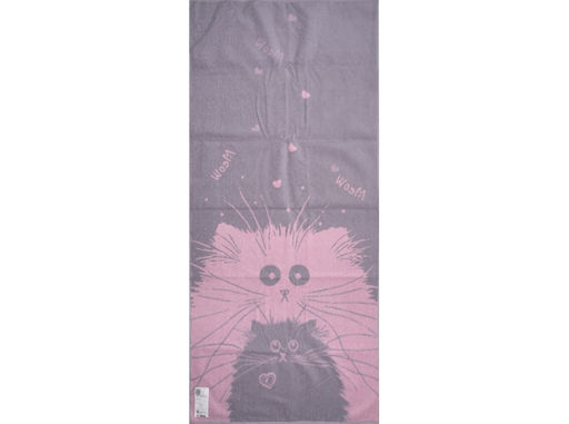 6с102.411ж1 Парочка (розовый5) Полотенце махровое 67х150см