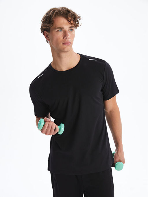 Bisiklet Yaka K?sa Kollu Erkek Spor Ti??rt