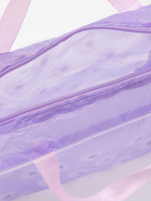 Цена за 2 шт. Косметичка - сумка на молнии для бассейна, с ручками, с принтом, сиреневая