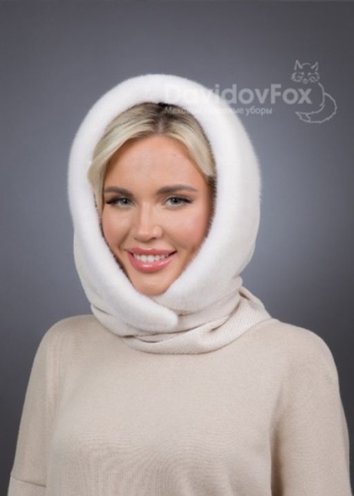 Платок Трикотаж Норка Жемчуг