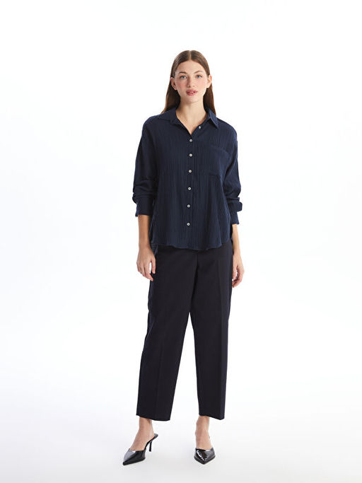 D?z Uzun Kollu Kad?n G?mlek