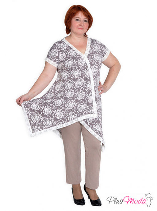 Туника Модель №279 размеры 44-80 - Plusmoda фото 7