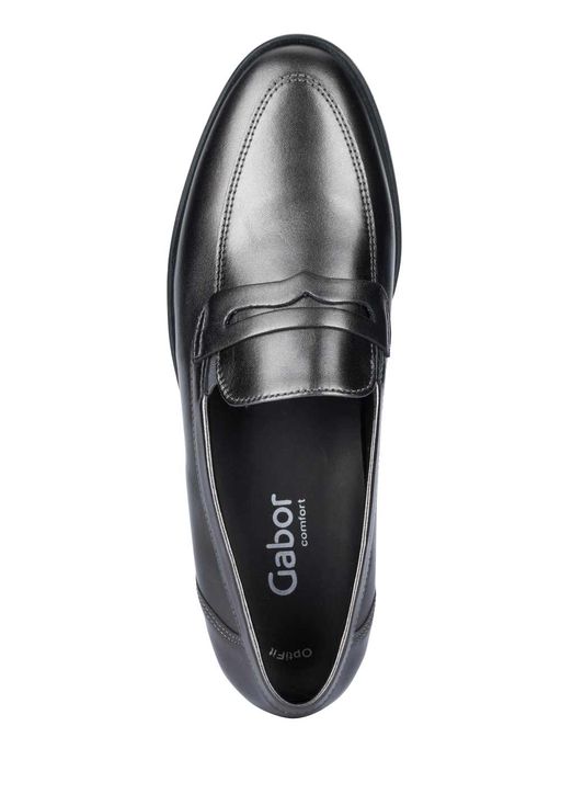 Кожаные туфли GABOR, серые  фото 4