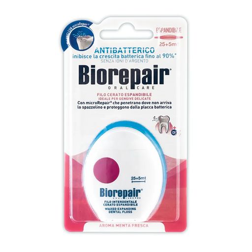 Biorepair Filo Cerato Espandibile / Вощеная расширяющаяся зубная нить /Биорепеар  фото 5