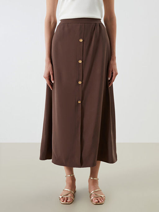 Beli Lastikli Pileli Etek