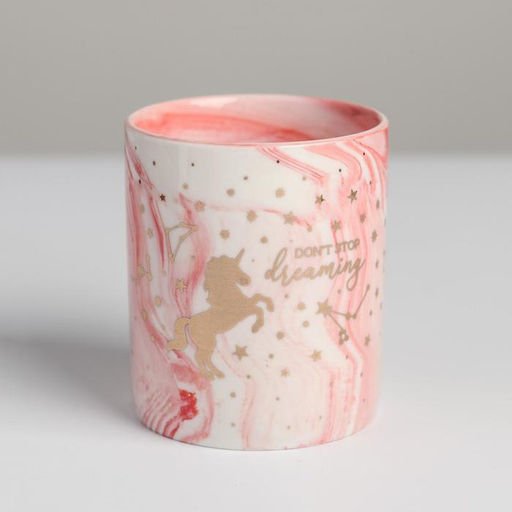 Цена за 2 шт. Кашпо для цветов с тиснением, «Единорог», 8×9.5 см