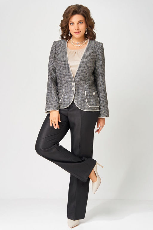 Костюм FITA 4122 черно-бежевый