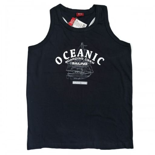 Майка-борцовка мужская с принтом "Oceanic"
