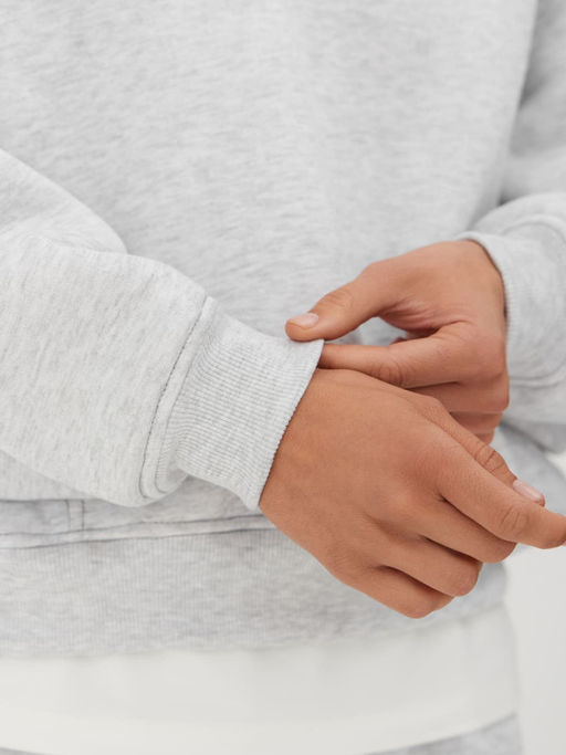 Утепленный свитшот с воротником на молнии - NEVERLATE фото 4