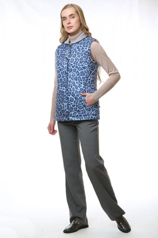 Жилет арт.2182-05 КЕЙТ Бонту (леопард синий) - Altro фото 3