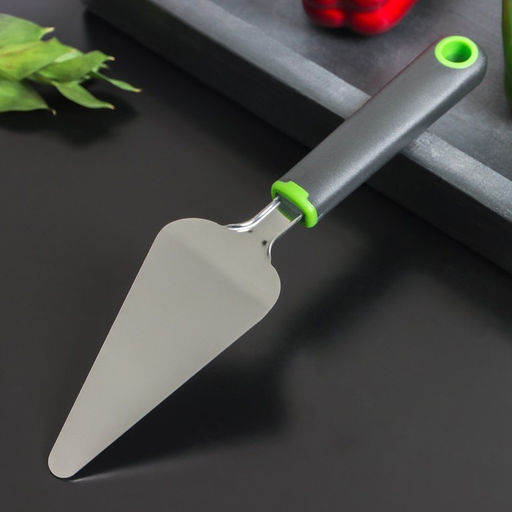 Лопатка кухонная Доляна Lime, 276 см, цвет чёрно-зелёный  фото 2