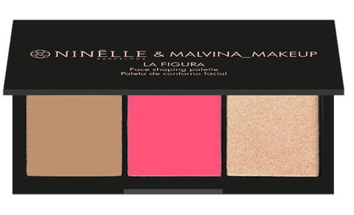 Ninelle Палетка для контурирования лица La Figura, 512 холодная коррекция  фото 3