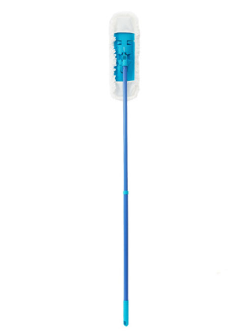 Швабра MICROWIPER EXTRA с телескоп.ручкой 140см, микрофибра