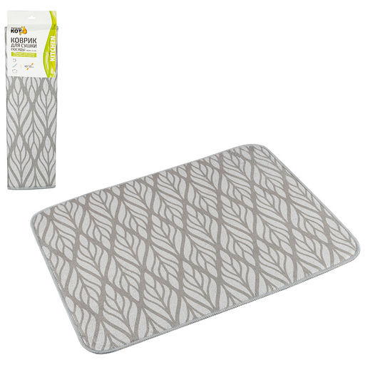 Коврик для сушки посуды "Рыжий кот", MDM-01-XL, 40*50см микрофибра , арт. 310261