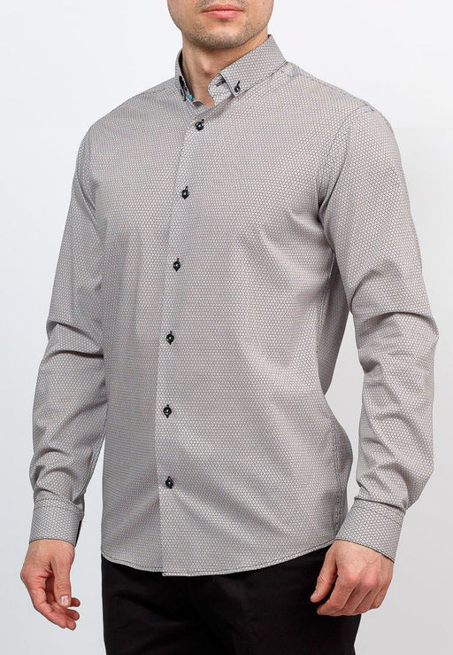 Сорочка мужская длинный рукав GREG 123/131/028/Z/b/1  фото 8