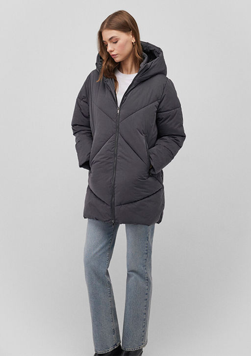 Kapusonlu Antrasit Sisme Mont