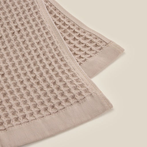 Полотенце вафельное SL HOME: Basic «Саббиа» 90×150 см, хлопок 100%, коричневое