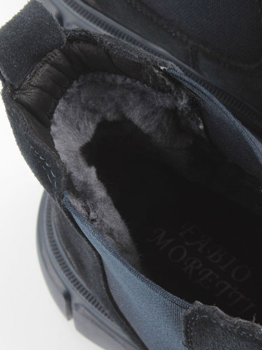 05-M6611-R70 DK. BLUE Ботинки зимние мужские (натуральная кожа, натуральный мех)