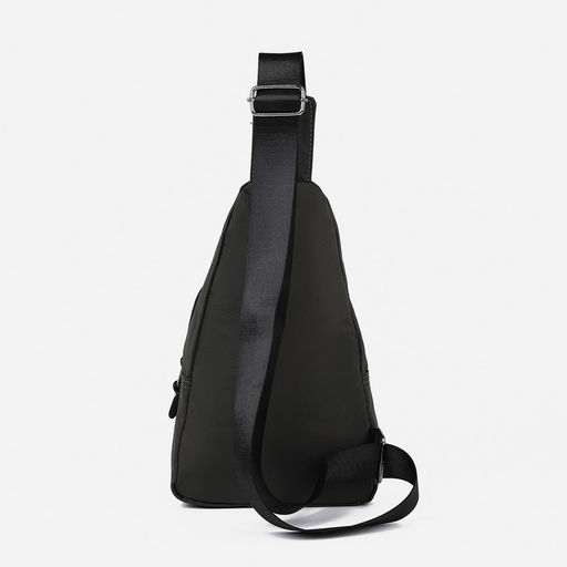 Сумка слинг мужская из текстиля, отверстие для наушников, цвет зелёный - Simaland фото 5