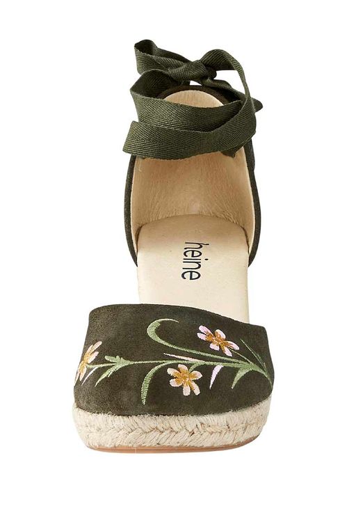 Босоножки, хаки - Heine фото 4