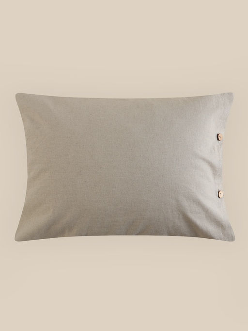 Наволочка SL Home Linen collection, 5070 см, серая, хлопок, 70%, лён 30% - Sima-land home фото 4