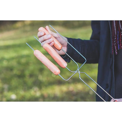 Вилка-гриль для сосисок Maclay, хромированная сталь, 50x12 см, рабочая поверхность 20x12 см  фото 4