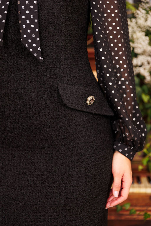 Платье Мода Юрс 2874-Р черный - Mira fashion фото 37