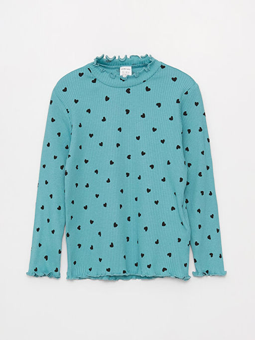 Bisiklet Yaka Uzun Kollu K?z Bebek Ti??rt 2li - Waikiki фото 2