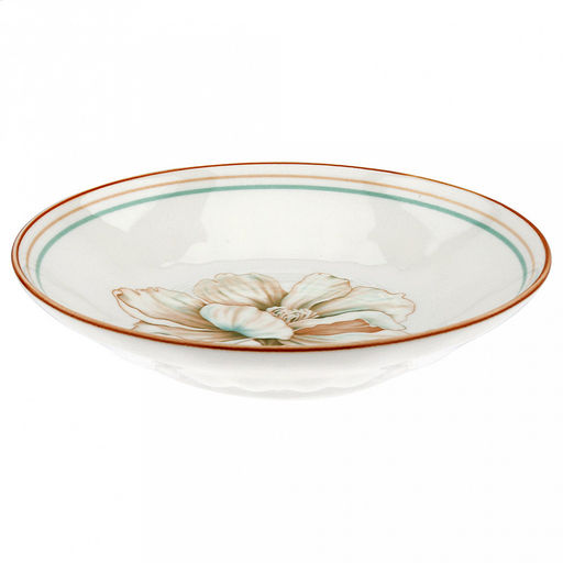 Блуминг флауэрс (Blooming flowers) Тарелка глубокая фарфоровая д182мм h37мм, 450мл, с деколью, отводка (Китай) - Домашняя мода фото 2