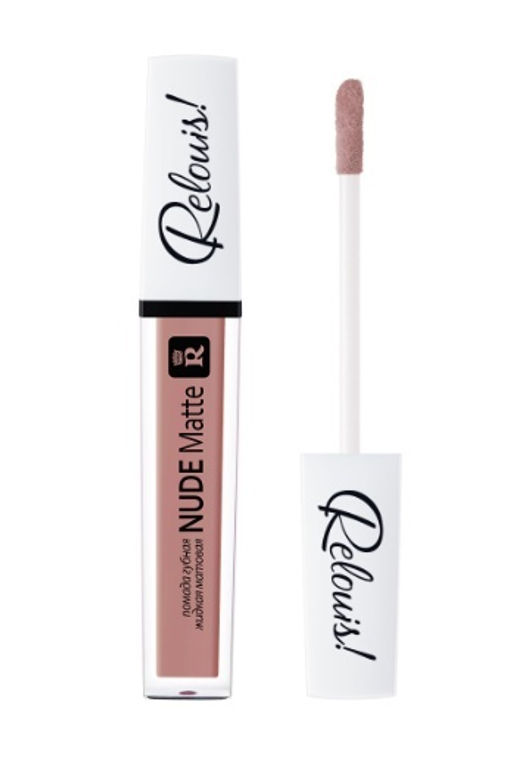 RELOUIS Помада губная жидкая матовая "Nude Matte" тон:28