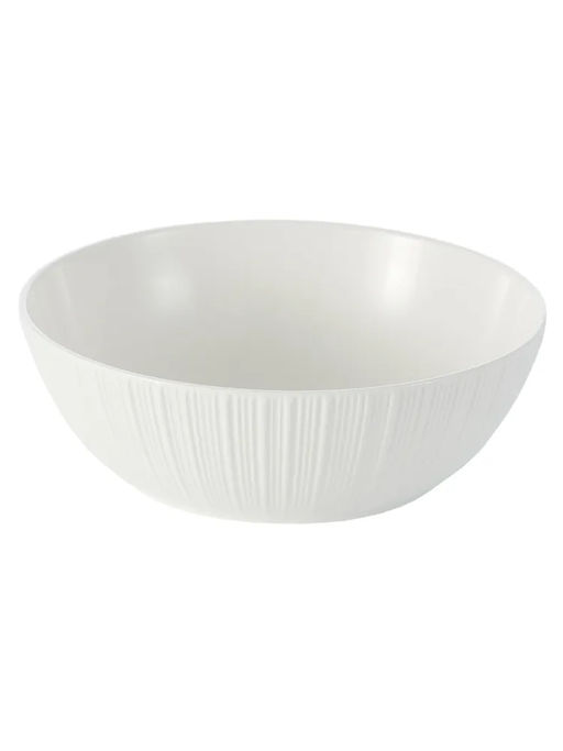 43461 GIPFEL Салатник ELEGIA 1000 мл. Материал: костяной фарфор. Цвет: белый.