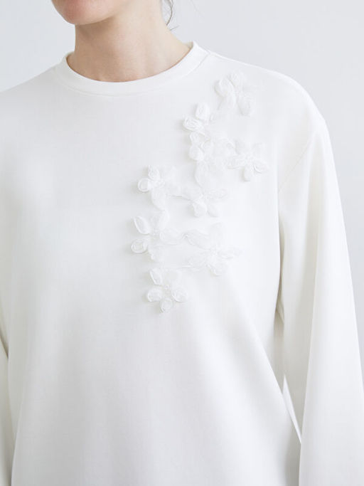 Bisiklet Yaka Kad?n Sweatshirt