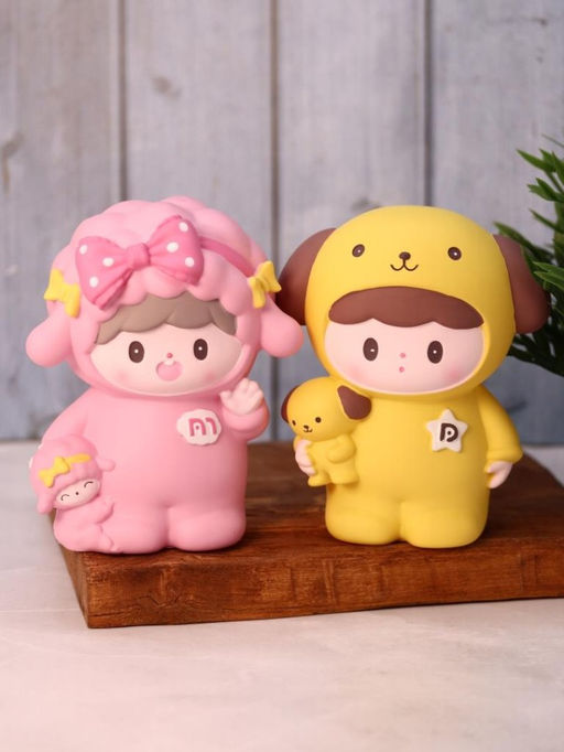 Копилка Family dog, yellow (17,5 см), пластик