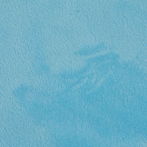 Ткань для рукоделия, плюш, голубой, лоскут 50 × 50 см