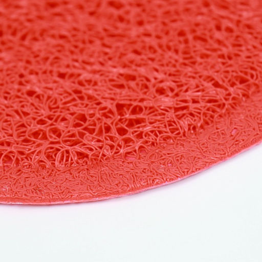 Коврик 2-в-1 под миску/туалет животных Лапка, 40 х 30 см, красный - Пижон фото 5