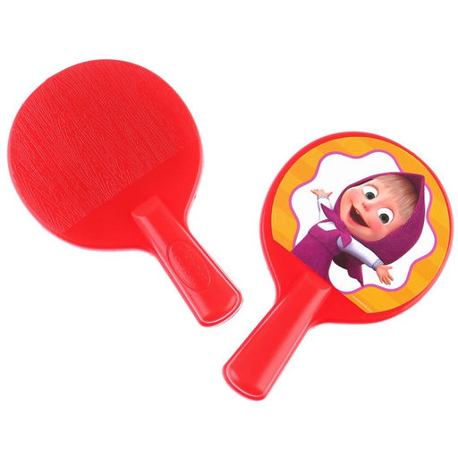 Набор игровой, ракетки 8?12 см и два мячика, Маша и медведь  фото 2