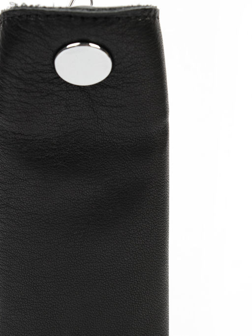 LACCOMA ключница X169-100-черный натуральная кожа фото 3