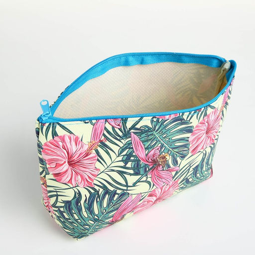 Косметичка на молнии, цвет жёлтый/зелёный - Simaland фото 3