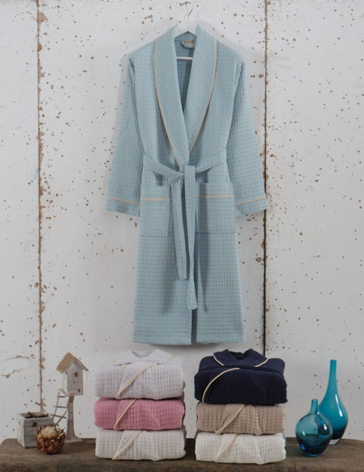 Халат вафельный EFOR размер XXL минтоловый коробка