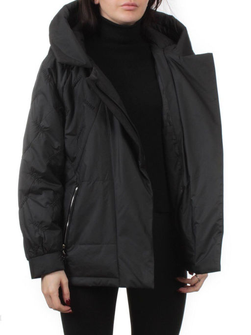 903 BLACK Куртка демисезонная женская (100 гр. синтепон) - Fashion фото 6