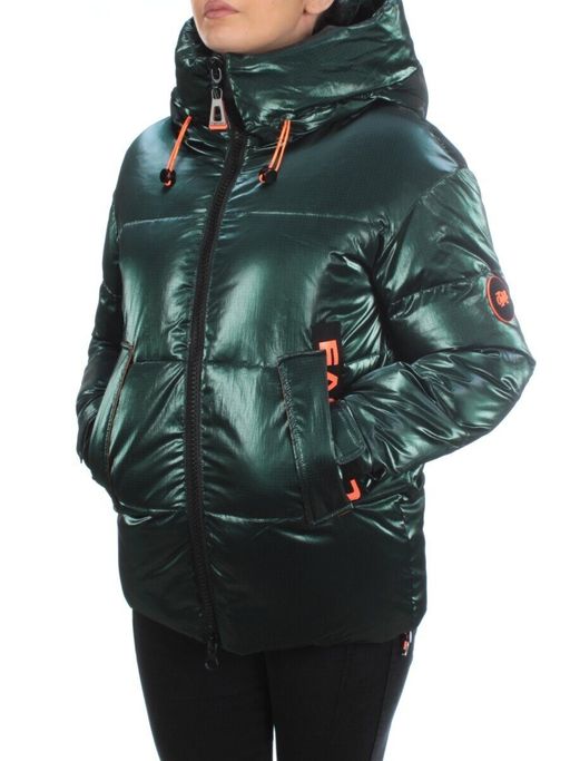 8100 DK. GREEN Пальто женское зимнее JARIUS (200 гр. холлофайбера) - Fashion фото 3