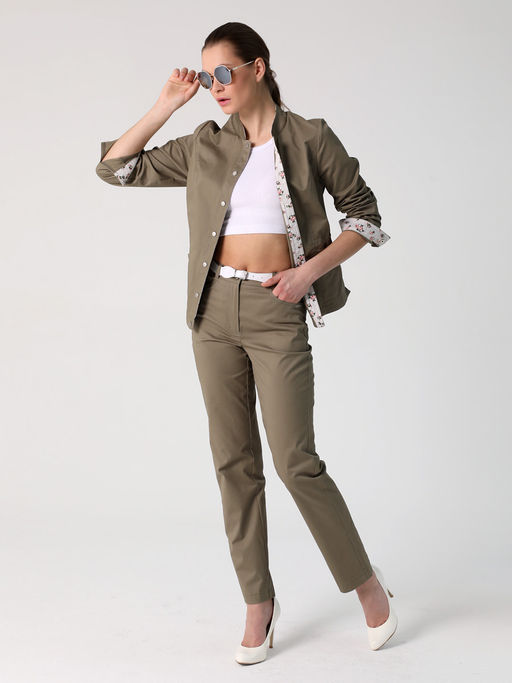 25214 Жакет т.оливковый