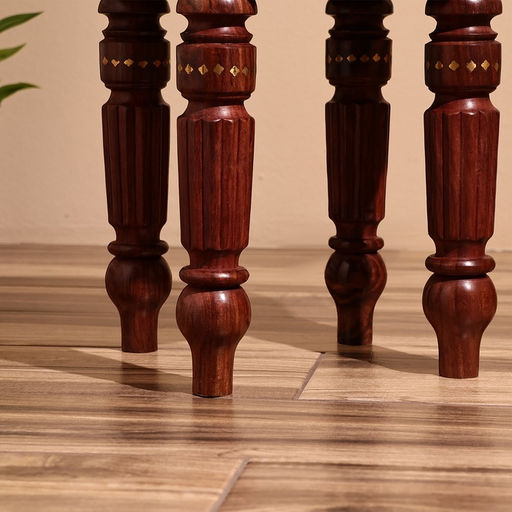 Столик кофейный, 38×38×38 см, дерево шишам