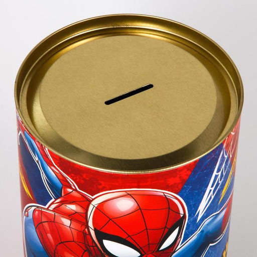 Копилка металлическая, 20.5 см × 12 см × 12 см, XXL «Достигай цели», Человек-паук