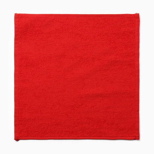 Махровые полотенца Этель. Джингл белз, 30?30 см - 5 шт., хлопок 100%, красный