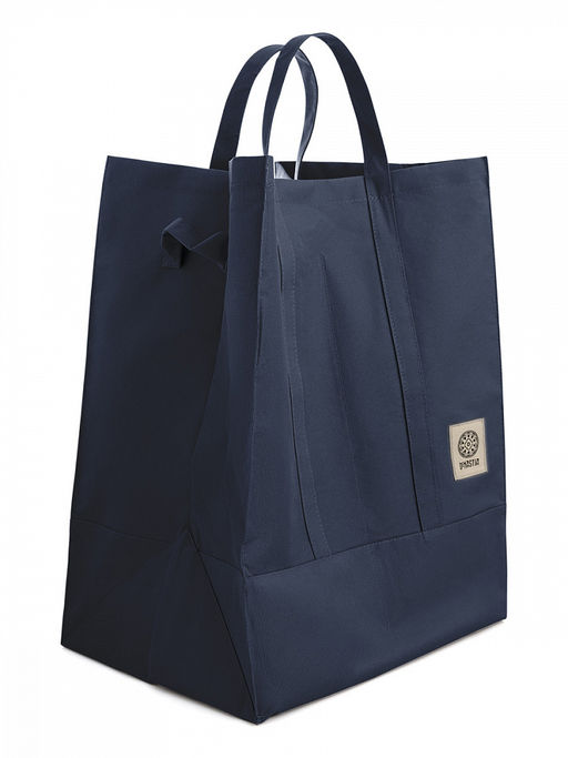 Корзина для белья 40,2x30,2x50,2 тёмно-синий оксфорд - Denastia фото 2