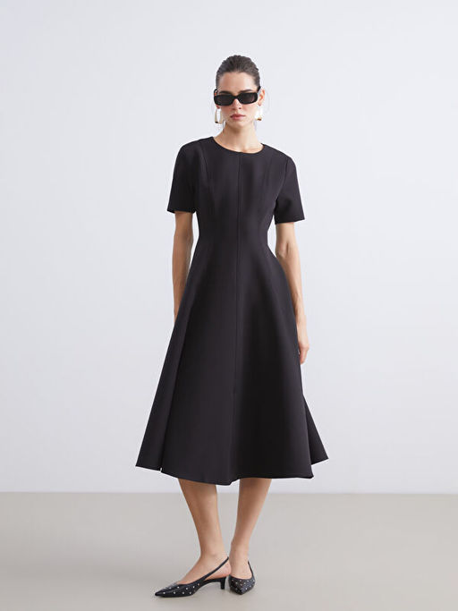 Bisiklet Yaka Belden Oturtmal? Elbise