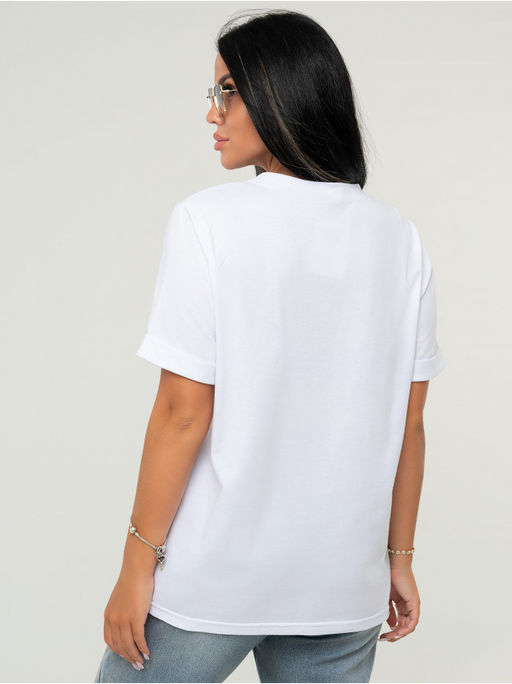 Футболка Скутер белый - София фото 2