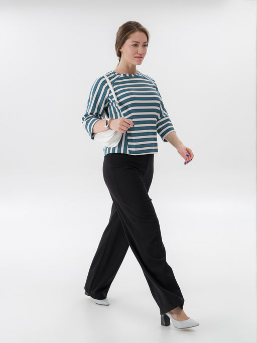 Брюки палаццо черные - Odis фото 5