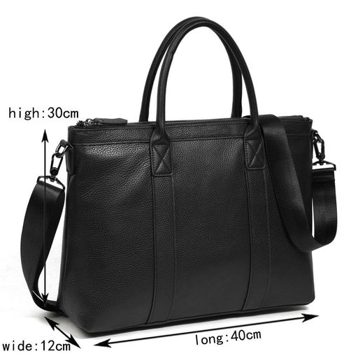 Сумка мужская, кожа, MIRONPAN 99041 Черный